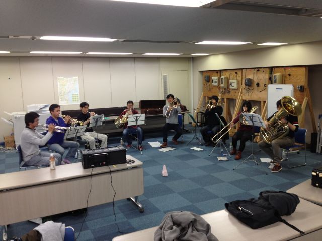 アンコン練習（金管八重奏）