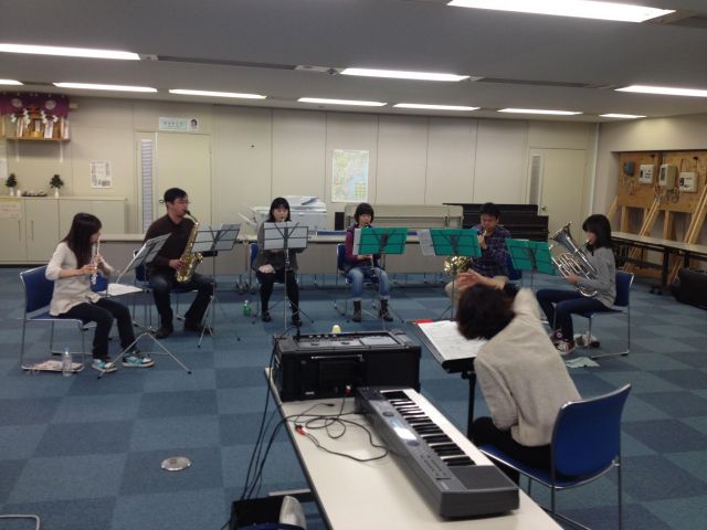 アンコン練習（管楽六重奏重奏）