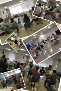 セクション，パート練習に取組ました