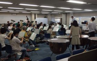 コンクール地区大会前日練習