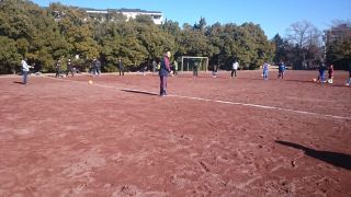 多摩サッカークラブ初蹴り