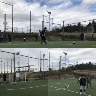 3/15  フットサルコートで練習