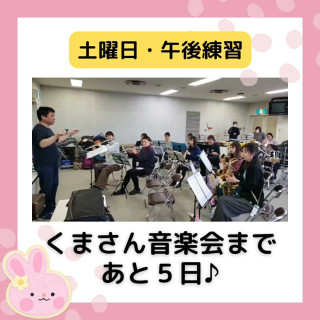 【くまさん音楽会まであと５日♪】