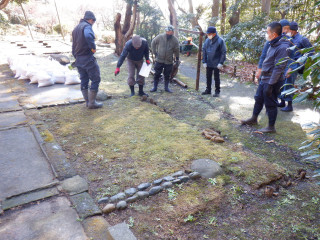 旧川合玉堂邸（横浜マイスター：大胡周一郎氏による三和土改修工事）