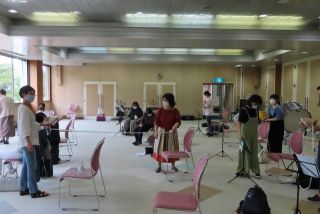 練習(明石市立勤労福祉会館)