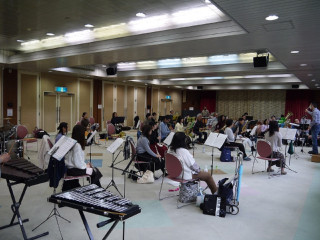 練習（明石勤労福祉会館多目的ホール）