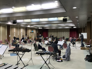 練習（明石勤労福祉会館多目的ホール）