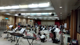 練習（明石勤労福祉会館多目的ホール）