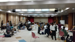 練習（明石勤労福祉会館多目的ホール）