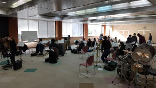 練習（明石勤労福祉会館多目的ホール）
