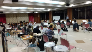 練習（明石勤労福祉会館多目的ホール）