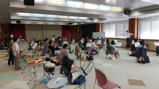 練習（明石勤労福祉会館多目的ホール）
