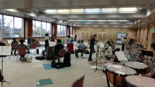 練習（明石勤労福祉会館多目的ホール）