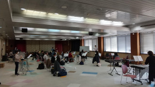 練習（明石勤労福祉会館多目的ホール）
