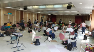 練習（明石勤労福祉会館多目的ホール）