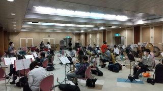 練習（明石勤労福祉会館多目的ホール）