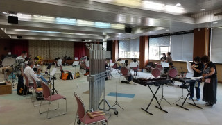 練習（明石勤労福祉会館多目的ホール）