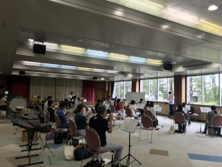 練習（明石勤労福祉会館多目的ホール）