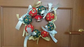 クリスマスリース（１年生）