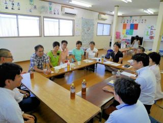 横浜市職員、鶴見区職員との懇談会