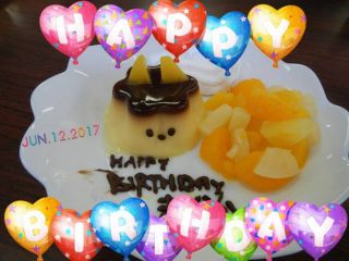 お誕生日おやつの紹介