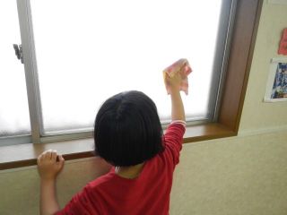 子ども大掃除inこまどり