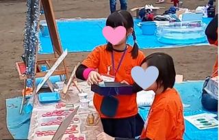 三ッ池公園のバザーで色々体験♪