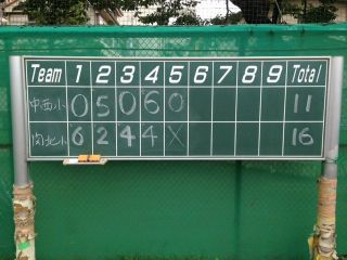 惜敗！！　関北小戦