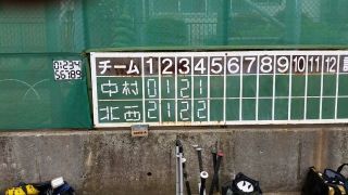 練馬区春季ソフトボール大会予選　①対北西戦、②対立野戦