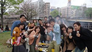 花見しました～(^^)/