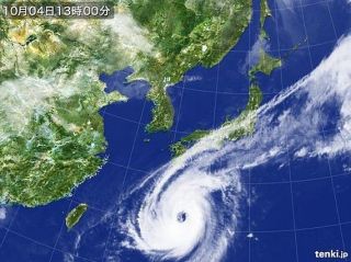 台風の影響　→　出発前に確認を！