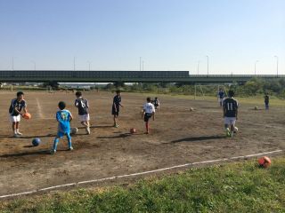 国立トレセン交流試合(河川敷)