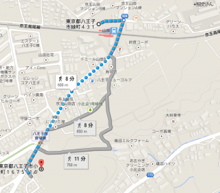 明日の三多摩リーグの場所