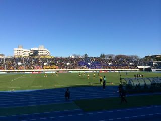 前橋育英対山梨学院観戦(高校サッカー選手権)