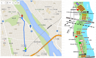 篠崎グラウンド地図・注意事項(研修リーグ)