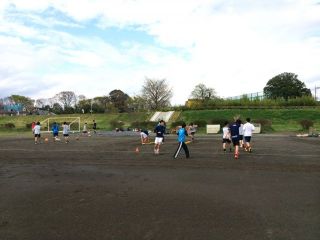 河川敷練習