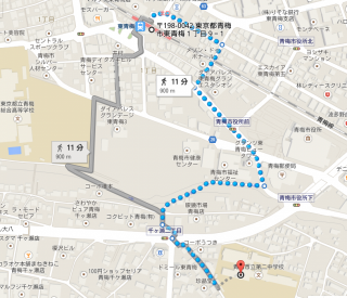 青梅二中遠征地図