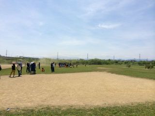 紅白戦(河川敷グラウンド)