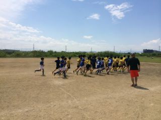 河川敷練習(1年生)