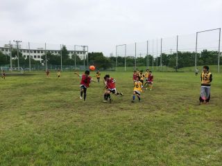 郵政グラウンド練習