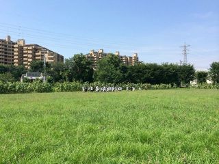 郵政グラウンド練習