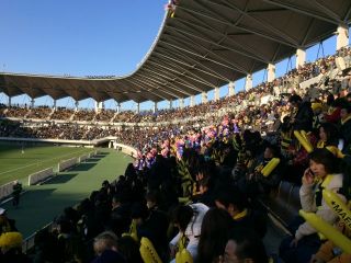 前橋育英観戦中