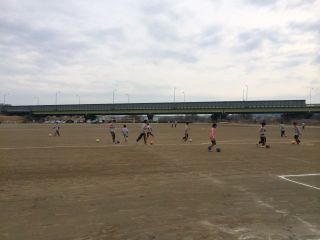 河川敷練習AND紅白戦