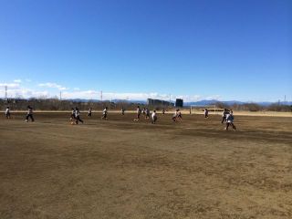 河川敷練習