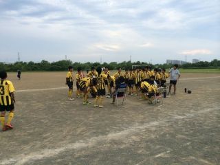 河川敷グランドしめ