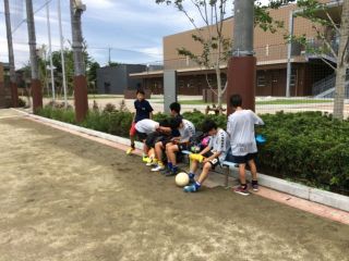 第五商業高校で初練習