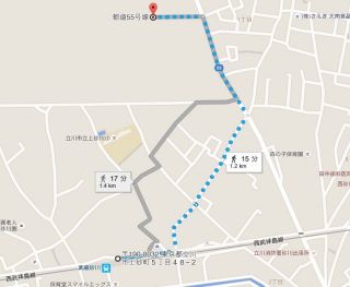 本日の三多摩リーグ地図