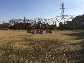 全体練習郵政グランド