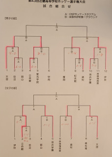 第43回近畿高等学校ホッケー選手権大会(令和3年7月16日(金)～18日(日))　2日目(17日)の結果