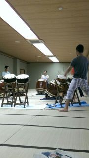 7月18日妙満寺練習風景　